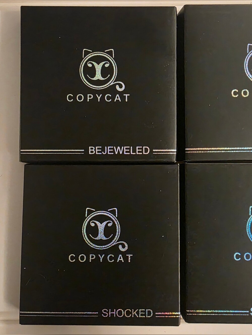 Crown Black COPYCAT Eyeshadow Palettes - Bejeweled & Shocked
